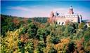 Ksiaz Castle, perched high on a rock in the remote southern hills and forests of Poland was one of scenic highlights of our tour of Poland.